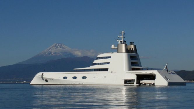 M/Y A visits Japan - Photo courtesy of Asia Pacific Superyacht Association