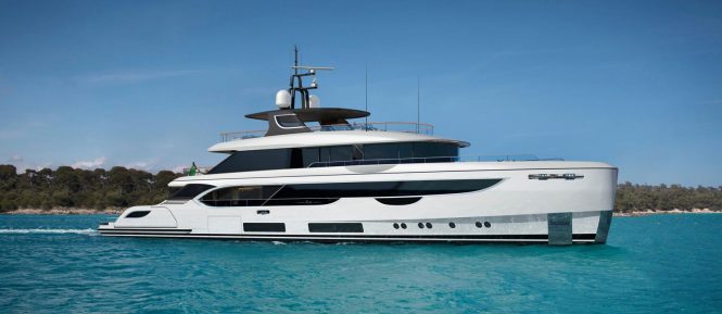 Motor yacht NORTHERN ESCAPE rendering