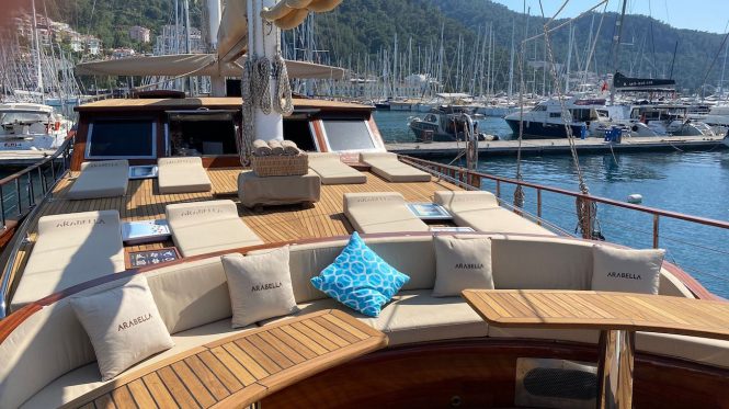 exterior sunbathing area