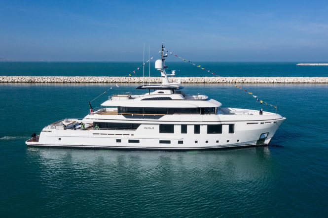 43m luxury explorer yacht ACALA launched by Cantiere delle Marche