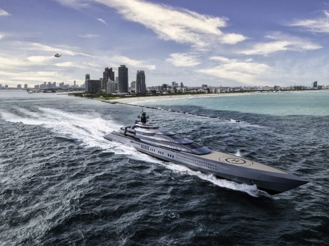 CENTERFOLD yacht concept designed by Nuvolari Lenard