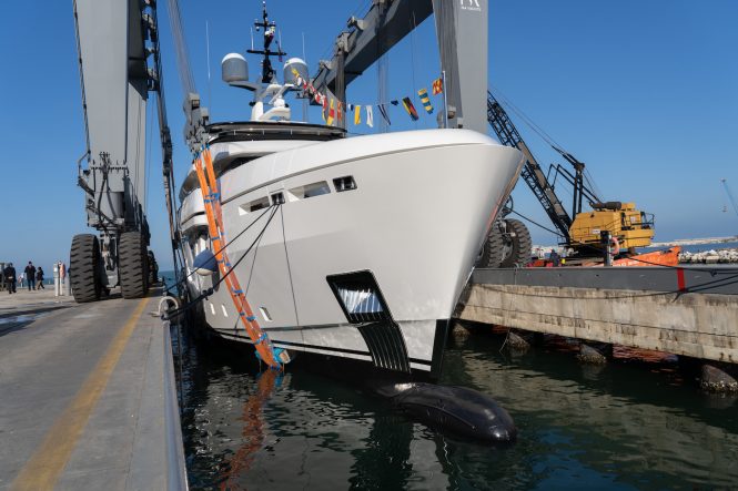 Cantiere delle Marche launch motor yacht ACALA of 43m