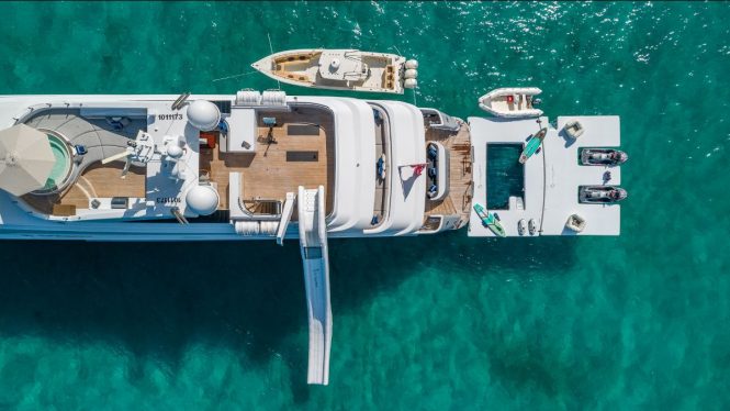 Great selection of water toys for utmost in fun during the entire vacation