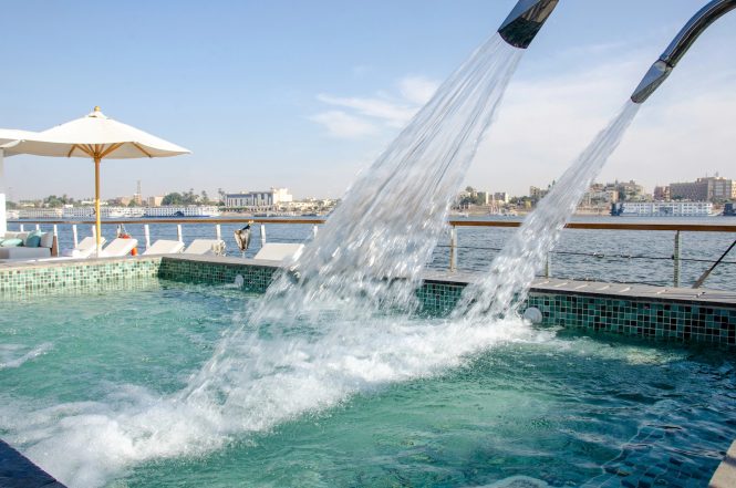 Jacuzzi on board for guests to enjoy