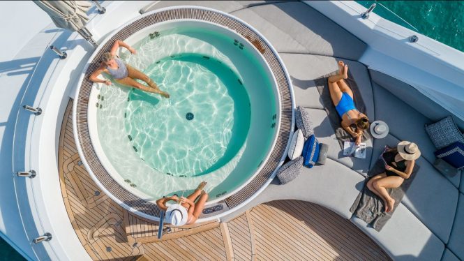 Jacuzzi on board for unlimited relaxation