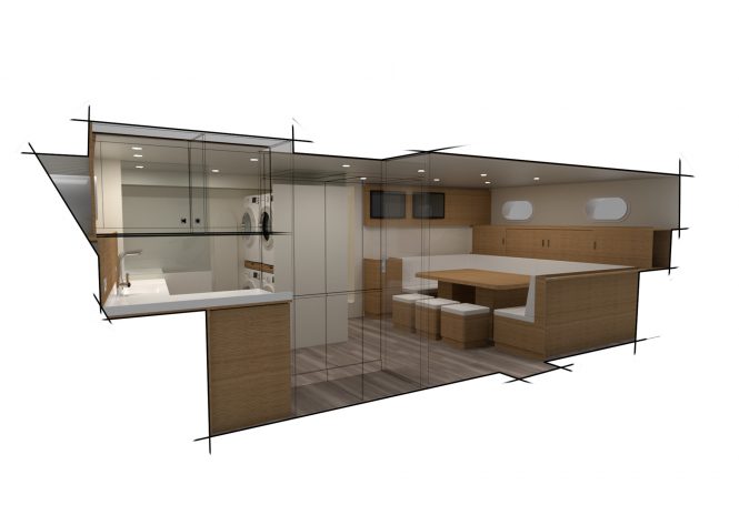 Lady Nora superyacht - Crew Mess