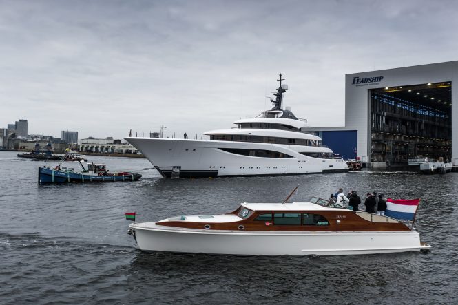 Luxury superyacht JUICE by Feadship launched