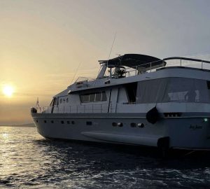 Charter classic luxury motor yacht SEA SEVEN in the Mediterranean charter grounds