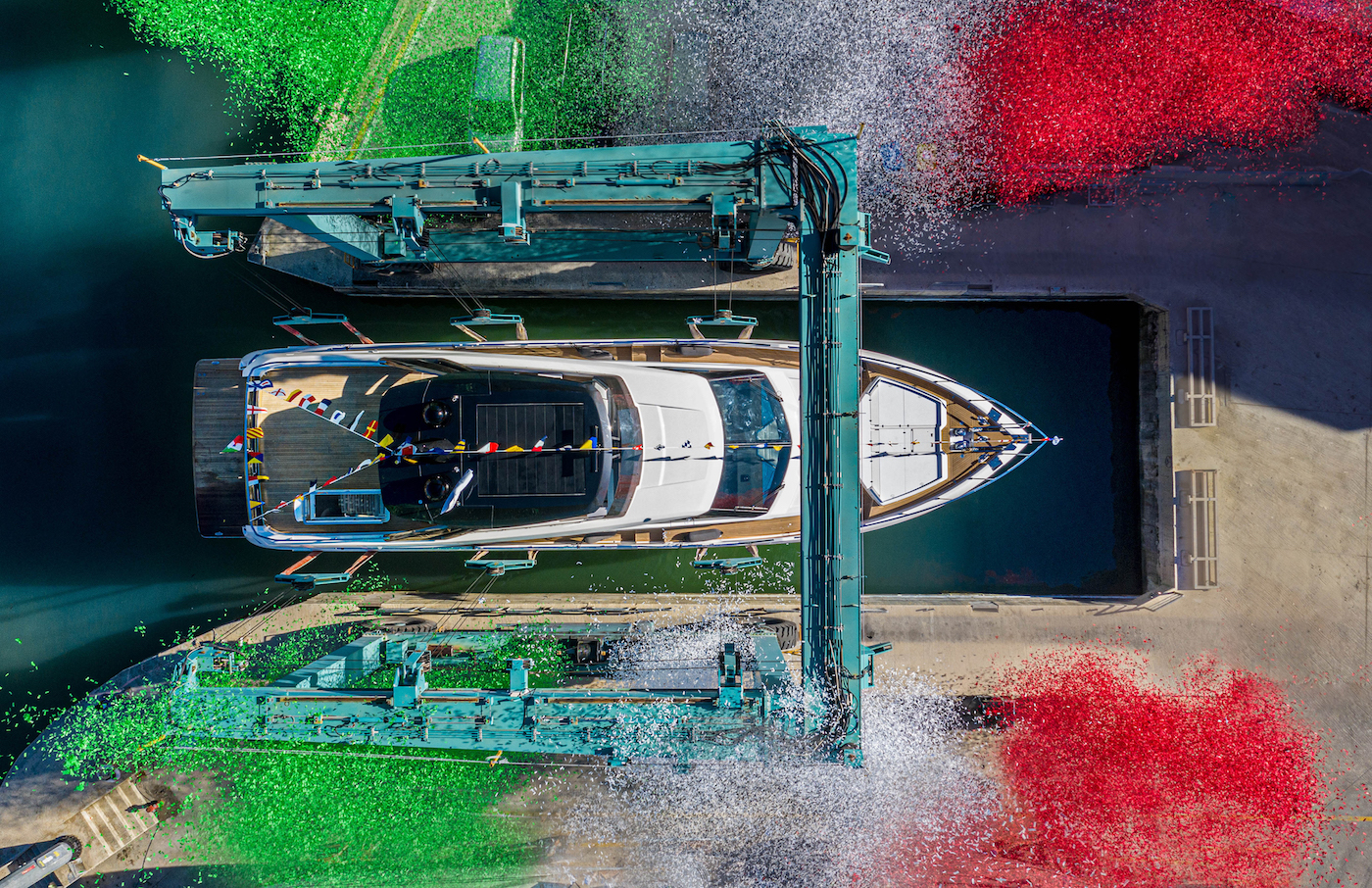 Launch of Ferretti Yachts 780 motor yacht CLUB B