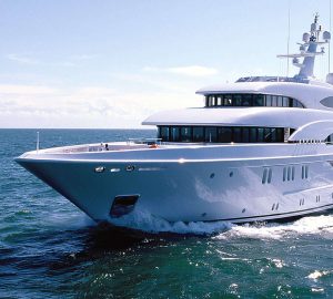 61m motor yacht MARGUERITE now in Bermuda and the Caribbean charter grounds