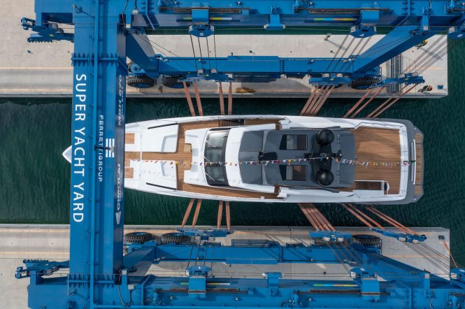 Custom Line 106' yacht Y Launched