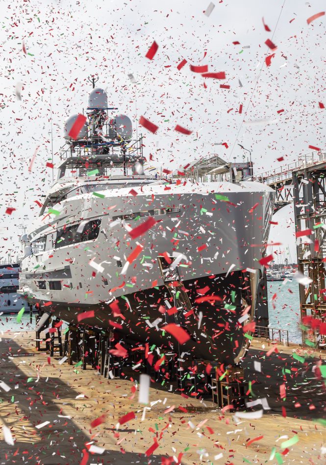 Launch ceremony of yacht KINDA - Photo © Credits Giuliano Sargentini