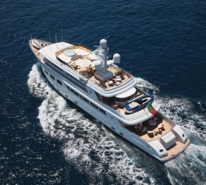 43m BARON TRENCK superyacht available in West Med with no delivery fees applicable