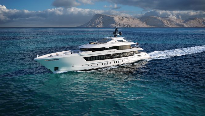 Luxury yacht project Serena