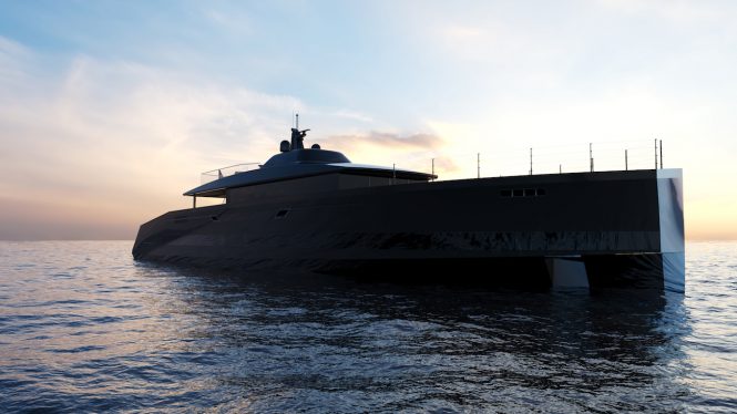 Project SAN yacht exterior teaser image