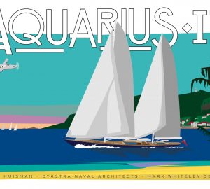 65-metre Royal Huisman PROJECT 408 revealed as sailing yacht AQUARIUS II