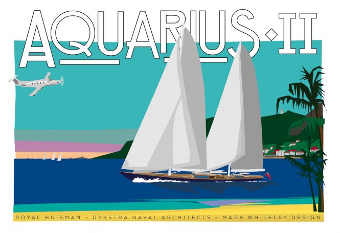 Sailing yacht AQUARIUS II - image by Royal Huisman