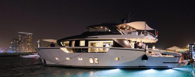San Lorenzo SX88 at 28th Dubai International Boat Show