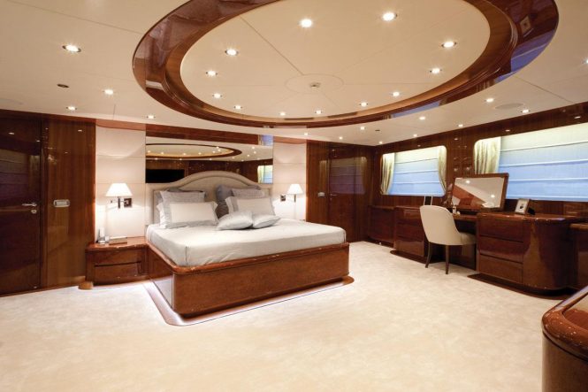 Spacious master suite