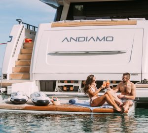 Charter superyacht ANDIAMO in the scenic Adriatic cruising grounds