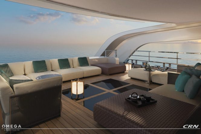 rendering of the exterior areas