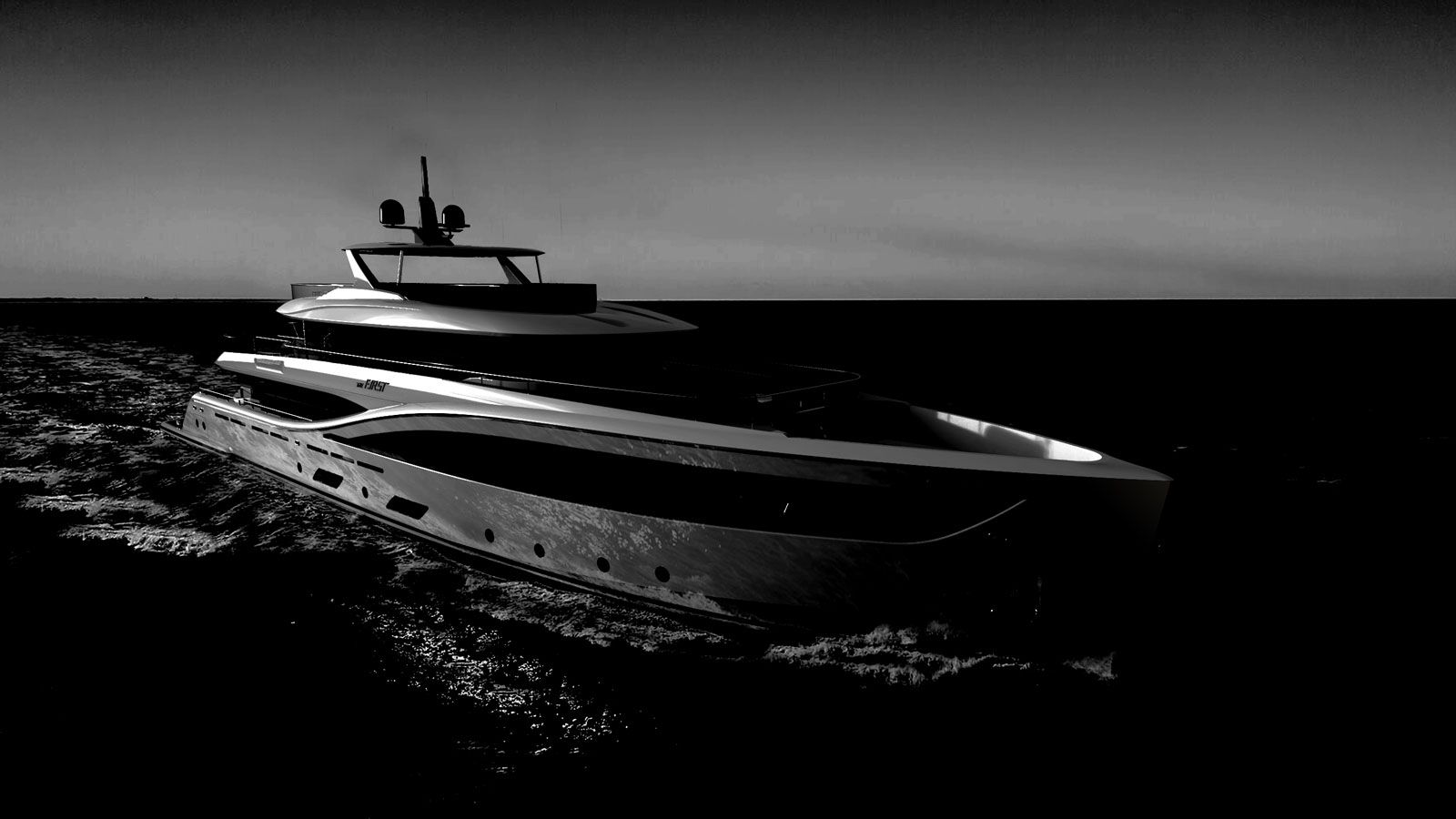 47m motor yacht THE FIRST - Image © Alpha Marine Ltd