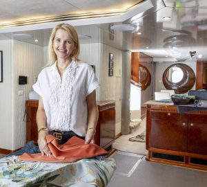 Luxury charter yacht PRINCESS ILUKA undergoing six-star refit