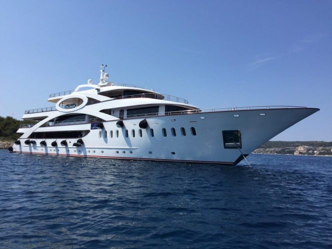 Luxury yacht OLIMP