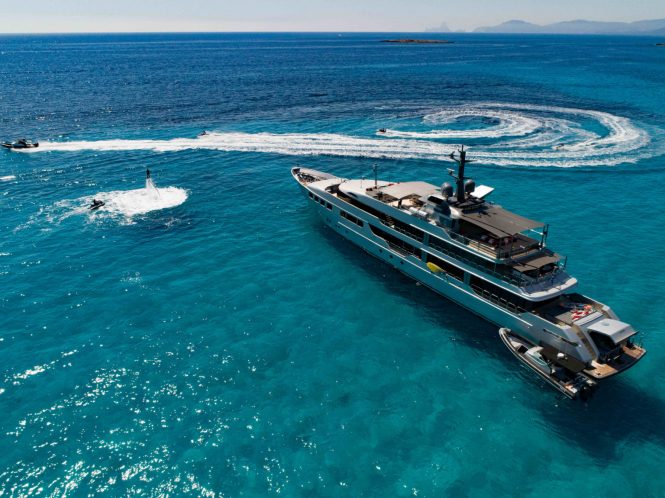 MAGNA GRECIA yacht offering a great selection of toys