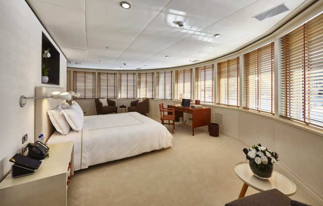 Master suite with panoramic windows