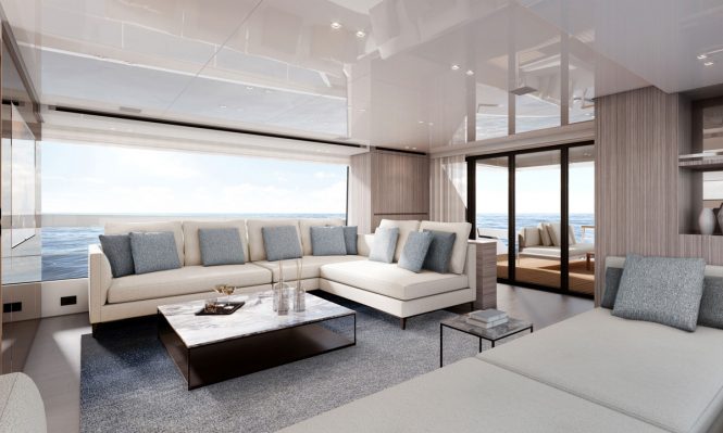 Modern and comfortable saloon