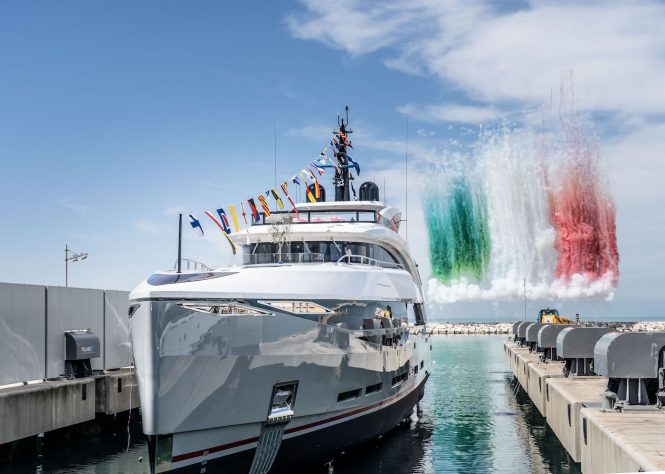 Motor yacht ARIA SF launched by ISA Yachts