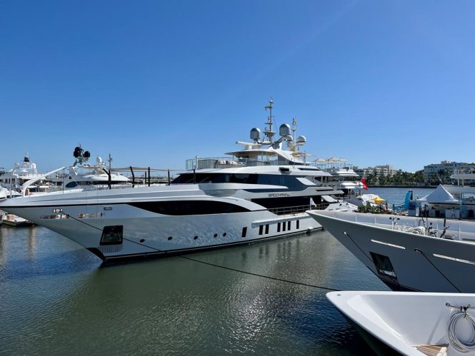 Motor yacht BACCHANAL at Palm Beach International Boat Show Photo © CharterWorld