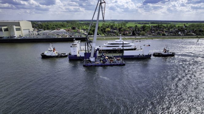 Yacht MOON SAND by Lurssen relaunched