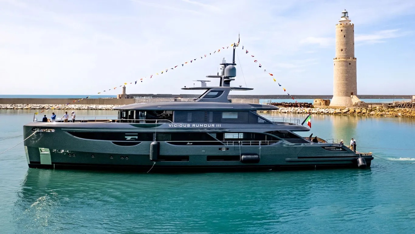 Vicious Rumour III superyacht launched by Benetti