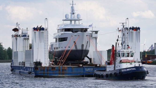Yacht MOON SAND at Lurssen
