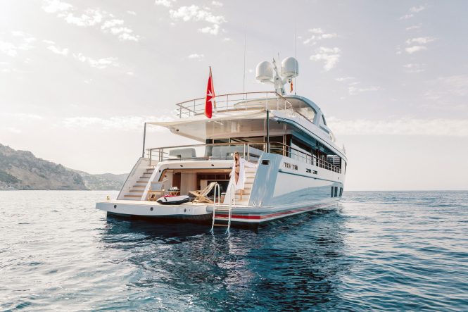 Calypso motor yacht available for yacht charters in Norway