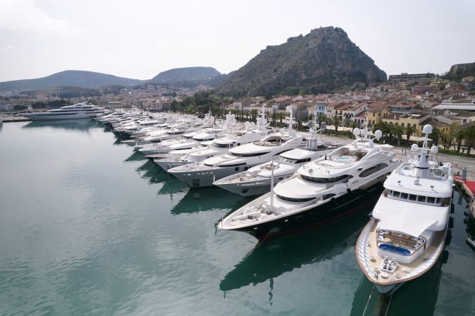 Luxury yachts at MEDYS 2022