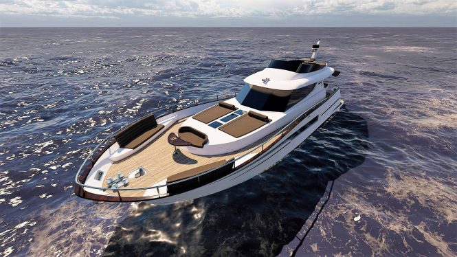 Motor yacht PANTA REI (rendered image)