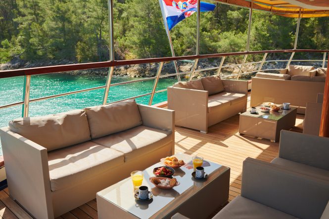 Refreshments on deck