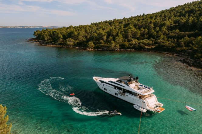 Sanlorenzo yacht ANDIAMO available in the East Med