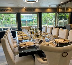 Broker's insight: A luxury lunch hosted by Christensen superyacht SWEET ESCAPE
