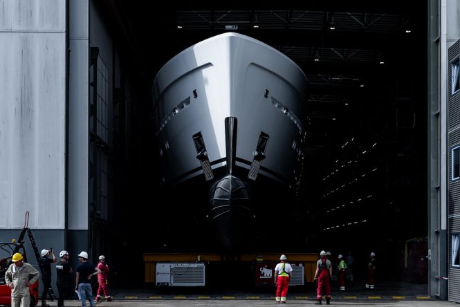 Amels 6002 motor yacht Project WITCHRAFT launched