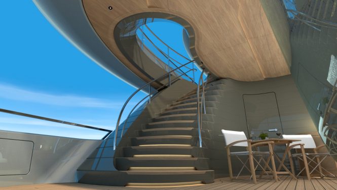 Deck detail aboard KENSHO