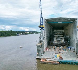 In video: A glimpse of Lurssen luxury yacht PROJECT OPERA as shed doors open