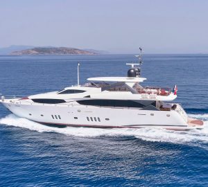 Charter ageless beauty WHITE PEARL I yacht in the Eastern Mediterranean luxury yacht charter grounds