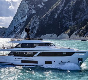 Custom Line luxury yacht JYC new to charter in the Mediterranean