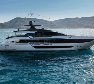 Brand new Riva 130' flagship yacht BELLISSIMA launched