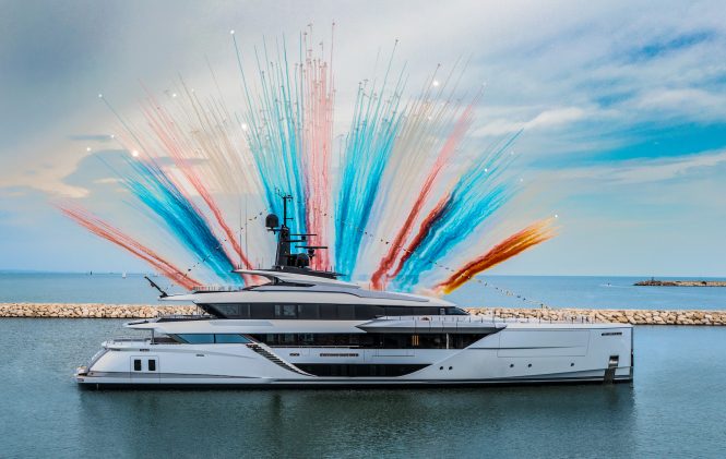 CRN MY 141 60m superyacht launched by Ferretti Group
