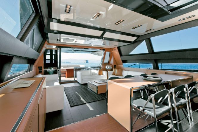 Dining area and saloon